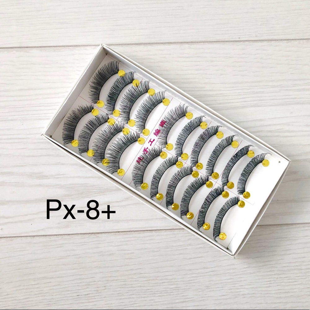 Px-8+ Handmade Eyelashes 10 pairs/ pack